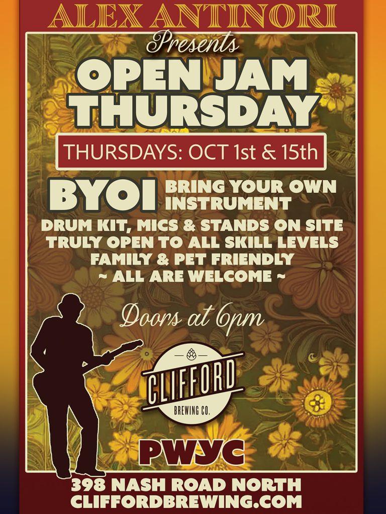 Alex Antinori’s Open Jam Night