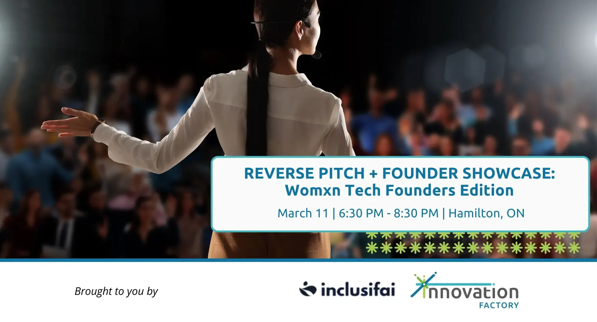 REVERSE PITCH + FOUNDER SHOWCASE: Womxn Tech Founders Edition
