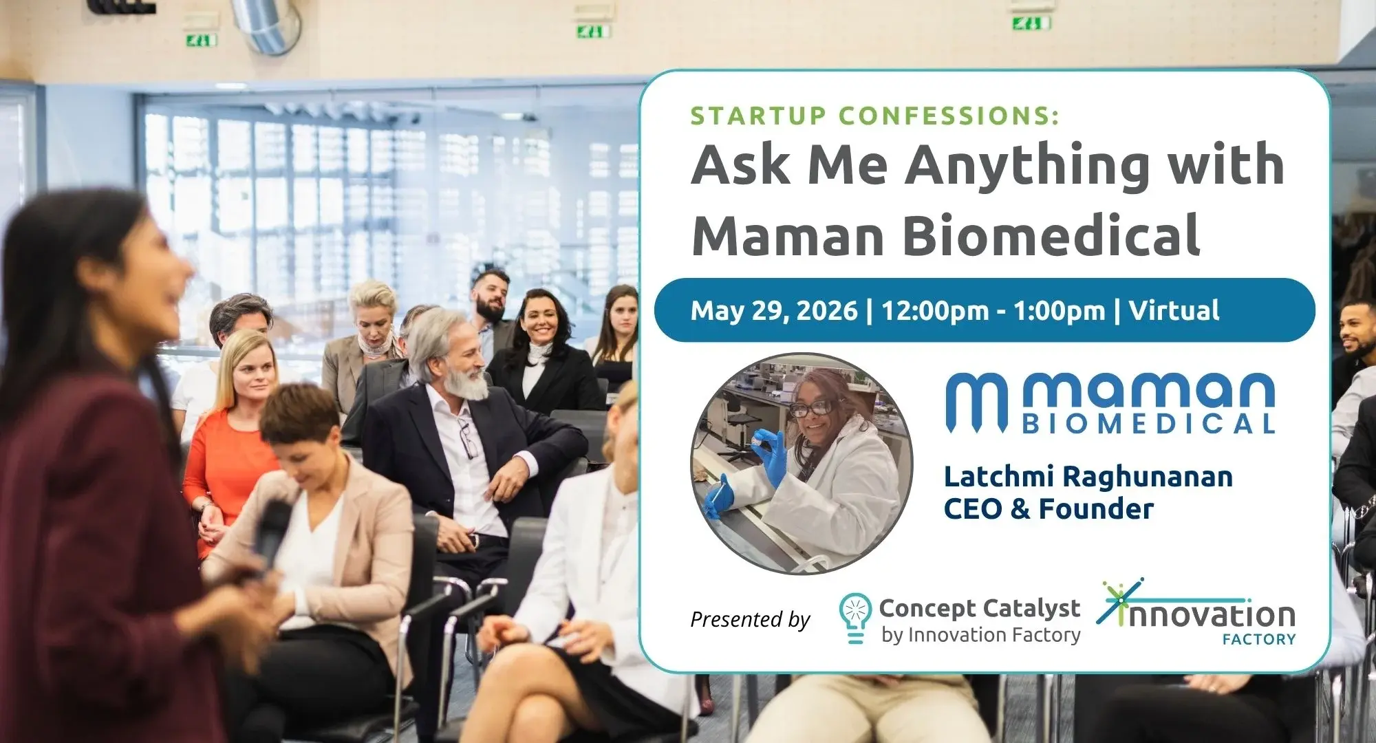 Startup Confessions: AMA with Maman Biomedical