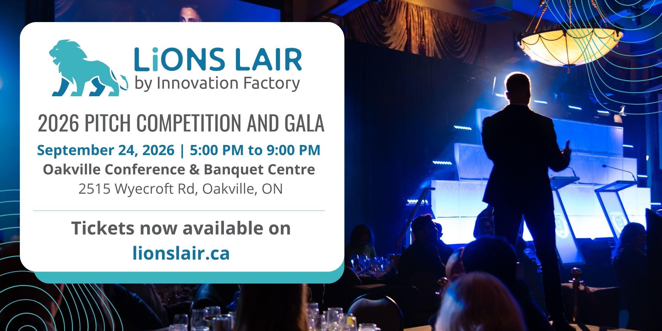 16th Annual LiONS LAIR Pitch Competition and Gala