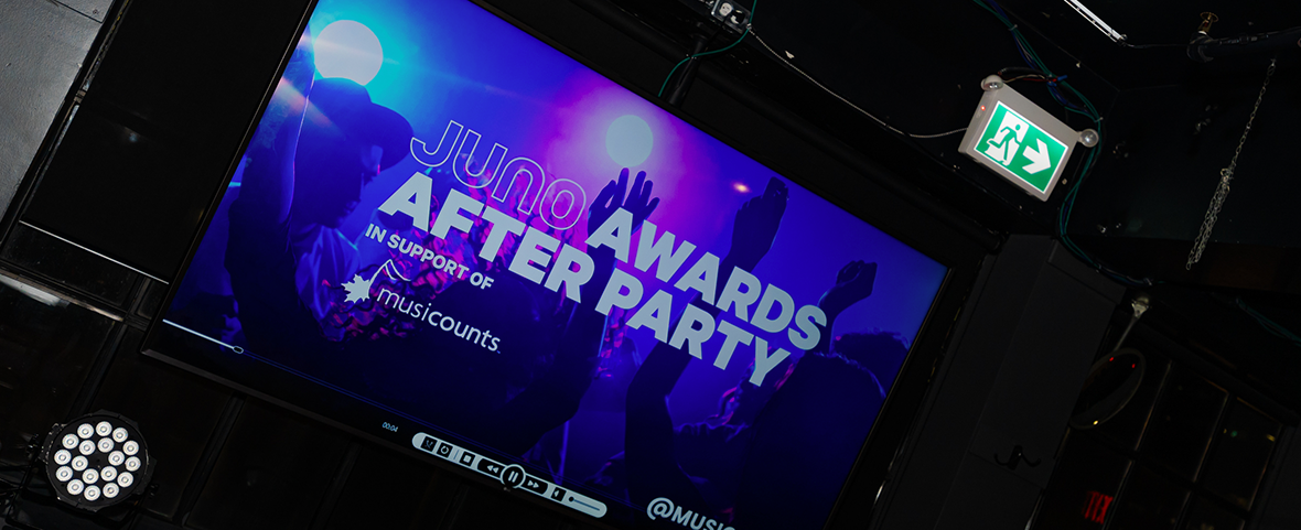 The JUNO Awards After Party, in support of MusiCounts