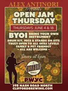 ALEX ANTINORI’S OPEN JAM NIGHT