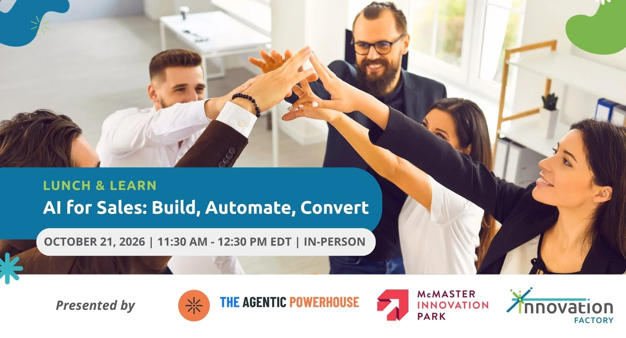 AI for Sales: Build, Automate, Convert – Lunch & Learn