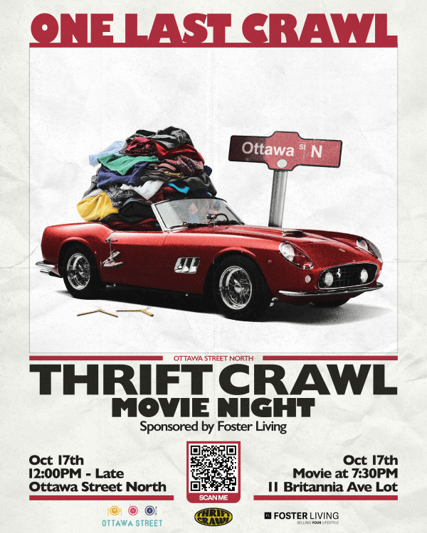 Oct 17th Thrift Crawl & Drive-In Movie Night (Ferris Bueller’s Day Off)