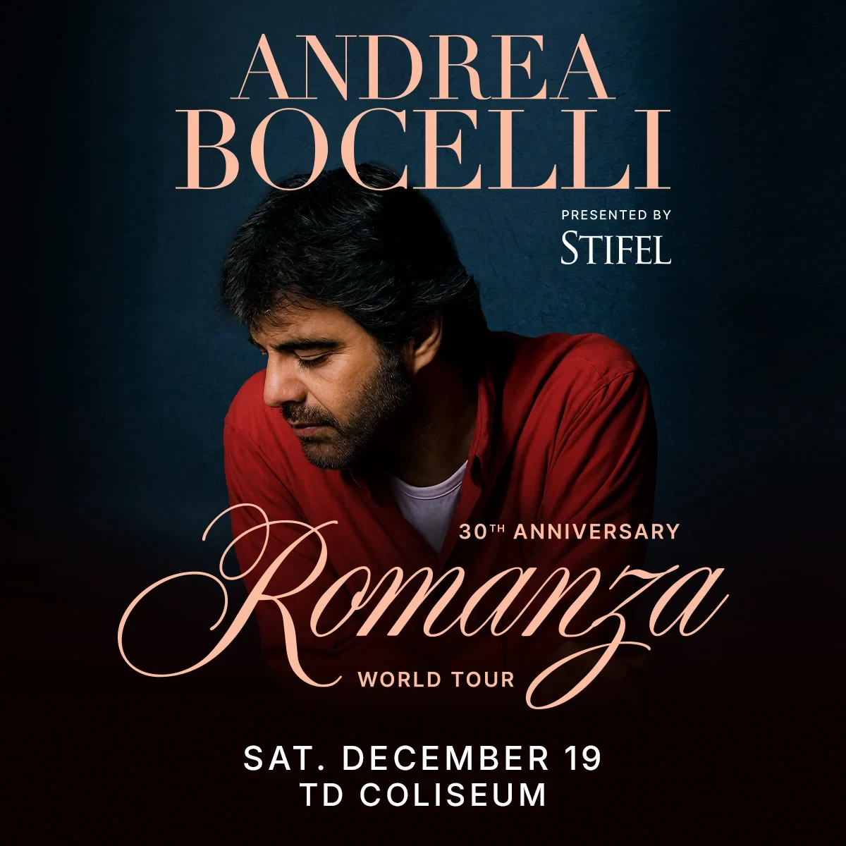 Andrea Bocelli - Romanza 30th Anniversary World Tour