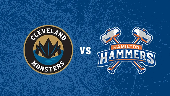 HAMILTON HAMMERS VS. CLEVELAND MONSTERS