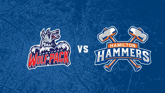 HAMILTON HAMMERS VS. HARTFORD WOLF PACK