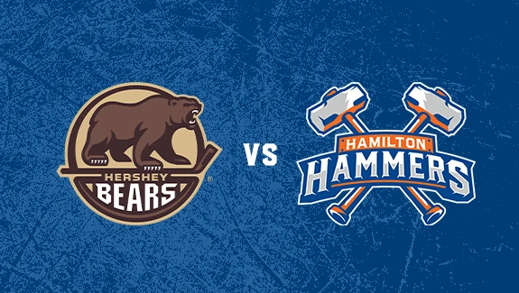 HAMILTON HAMMERS VS. HERSHEY BEARS