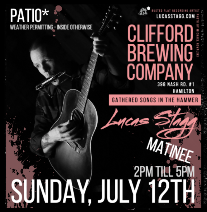 LUCAS STAGG – Patio Matinee!
