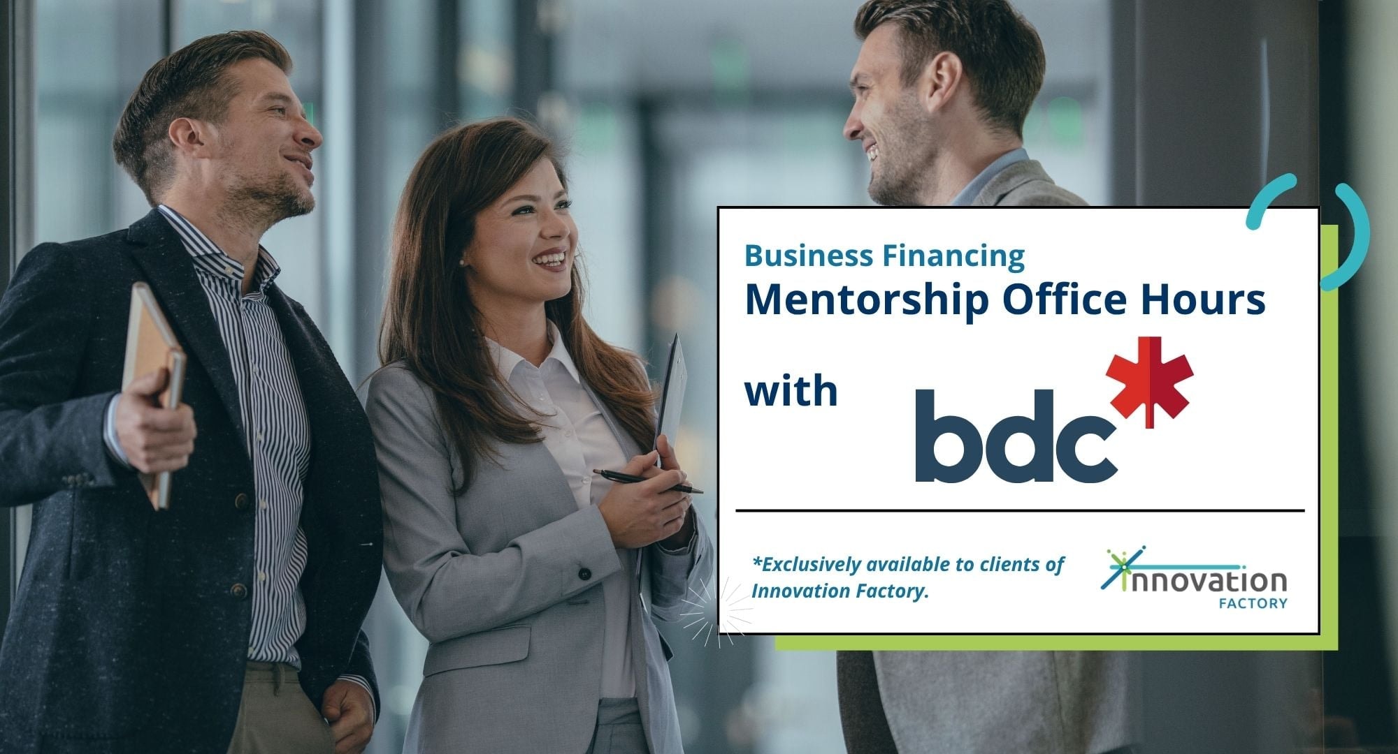 Financing Mentorship – Office Hours with BDC