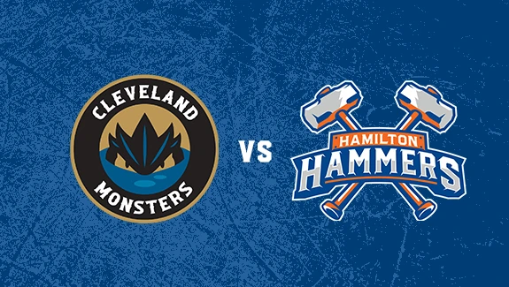 HAMILTON HAMMERS VS. CLEVELAND MONSTERS