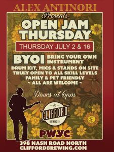 ALEX ANTINORI’S OPEN JAM NIGHT