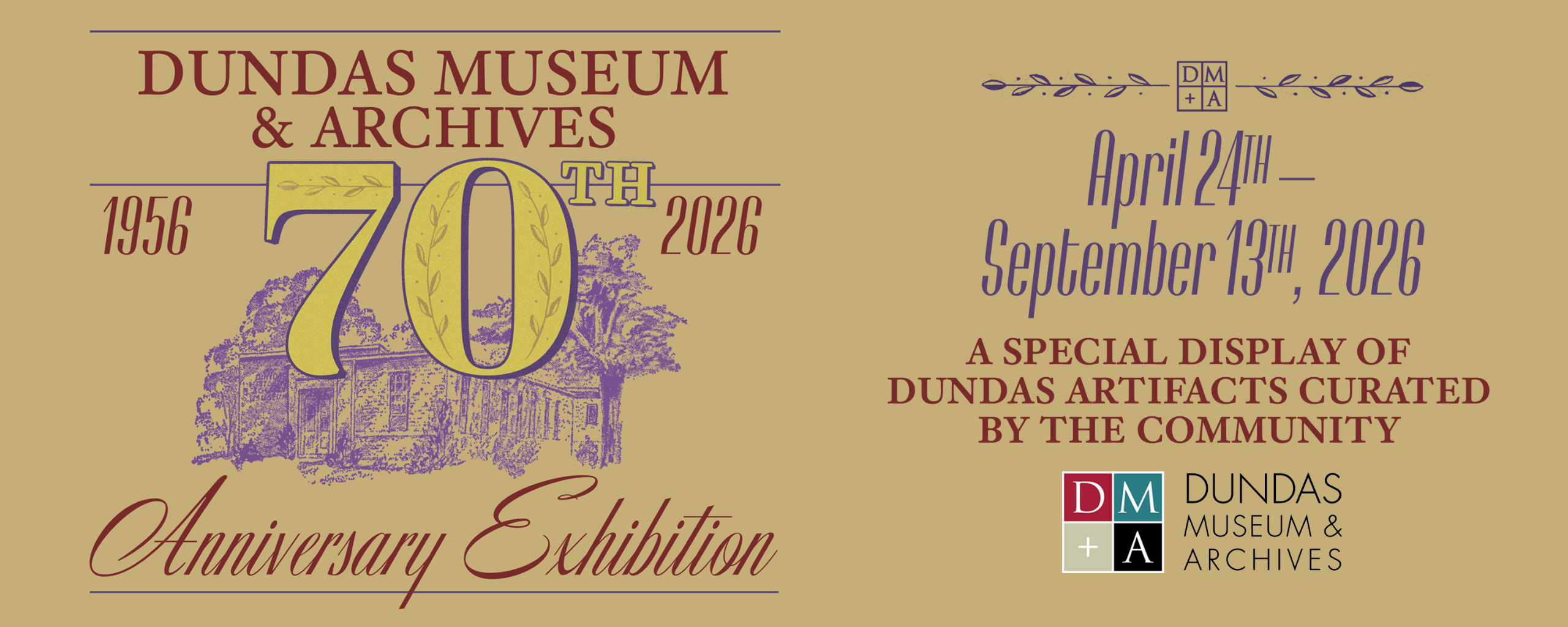 Feature Exhibition: Dundas Museum & Archives 70th Anniversary Exhibition