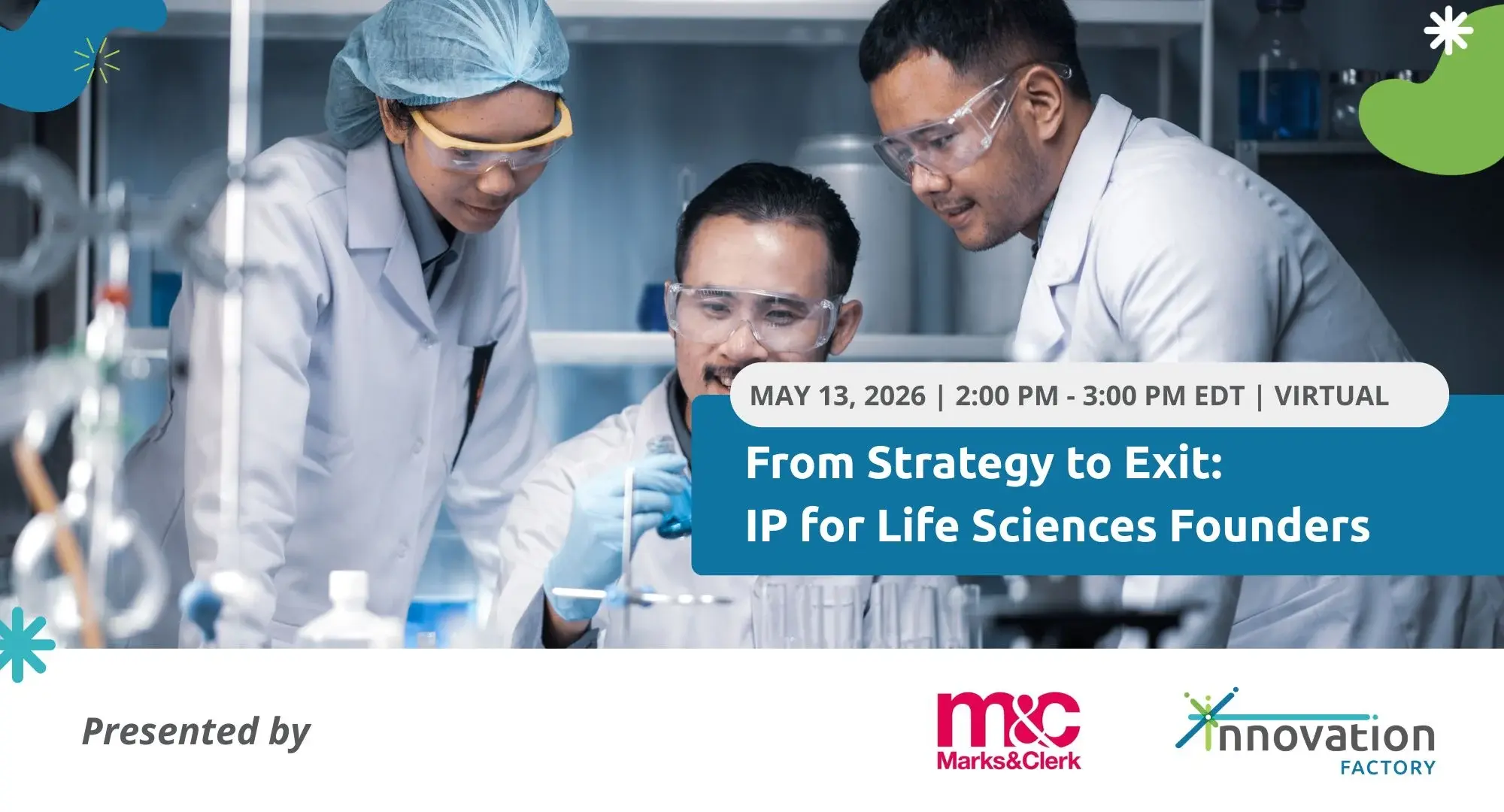 From Strategy to Exit: IP for Life Sciences Founders