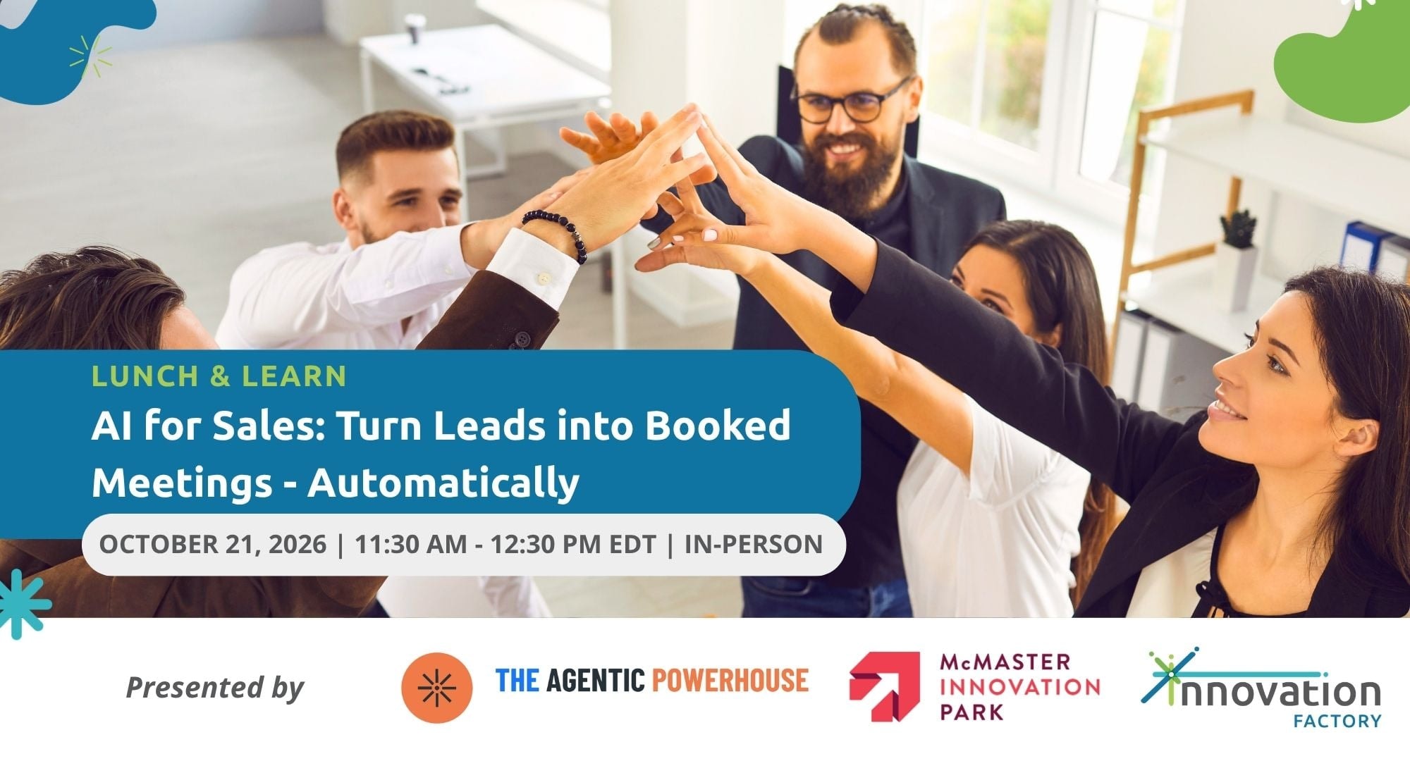 AI for Sales: Turn Leads into Booked Meetings—Automatically (a Lunch&Learn)