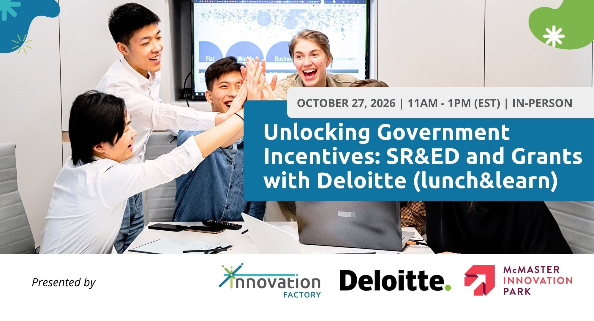 Unlocking Government Incentives: SR&ED and Grants with Deloitte Introduction