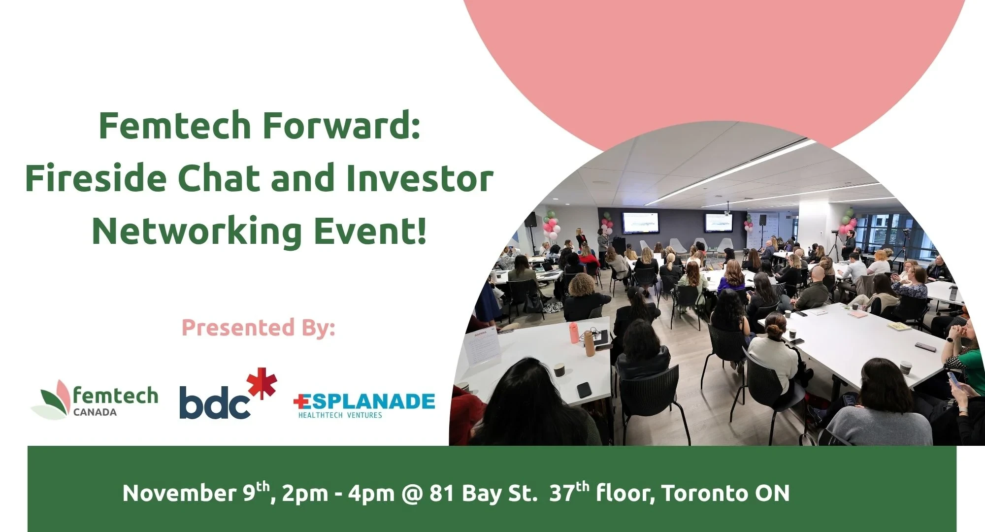 Femtech Forward – Fireside Chat and Investor Networking Event!
