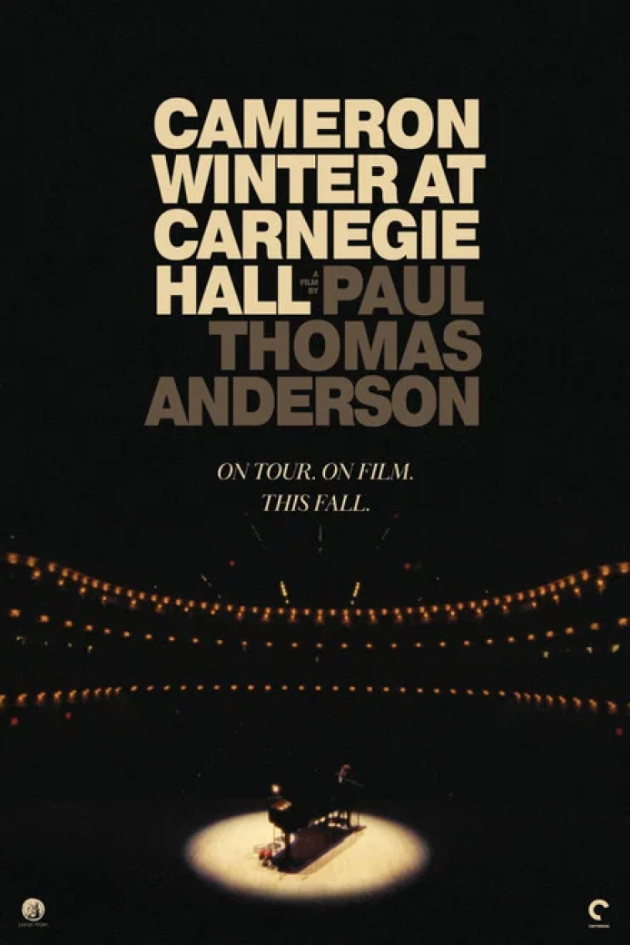 Cameron Winter at Carnegie Hall in 35mm