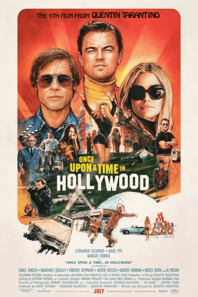 Once Upon a Time in Hollywood in 35mm