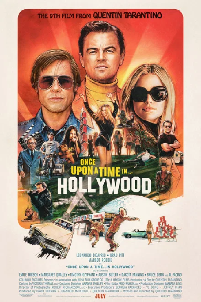 Once Upon a Time in Hollywood in 35mm