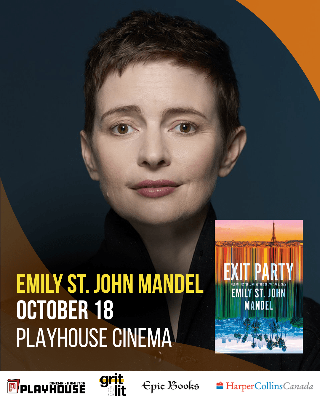 gritLIT Presents Emily St. John Mandel at the Playhouse Cinema
