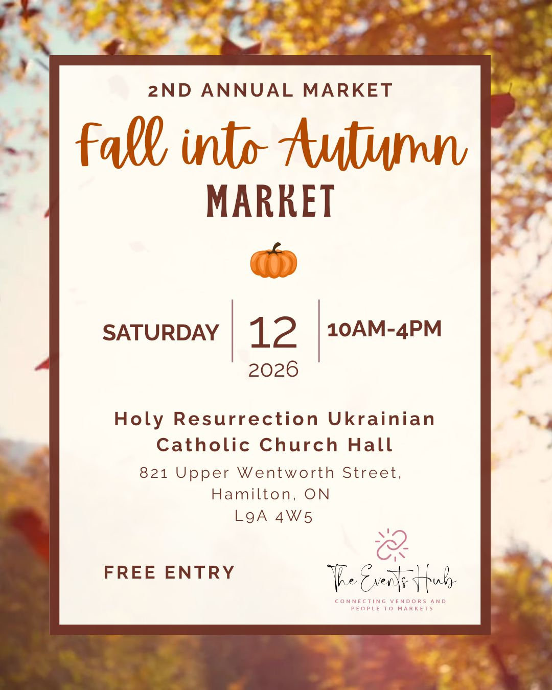 2nd Annual Fall Into Autumn Market
