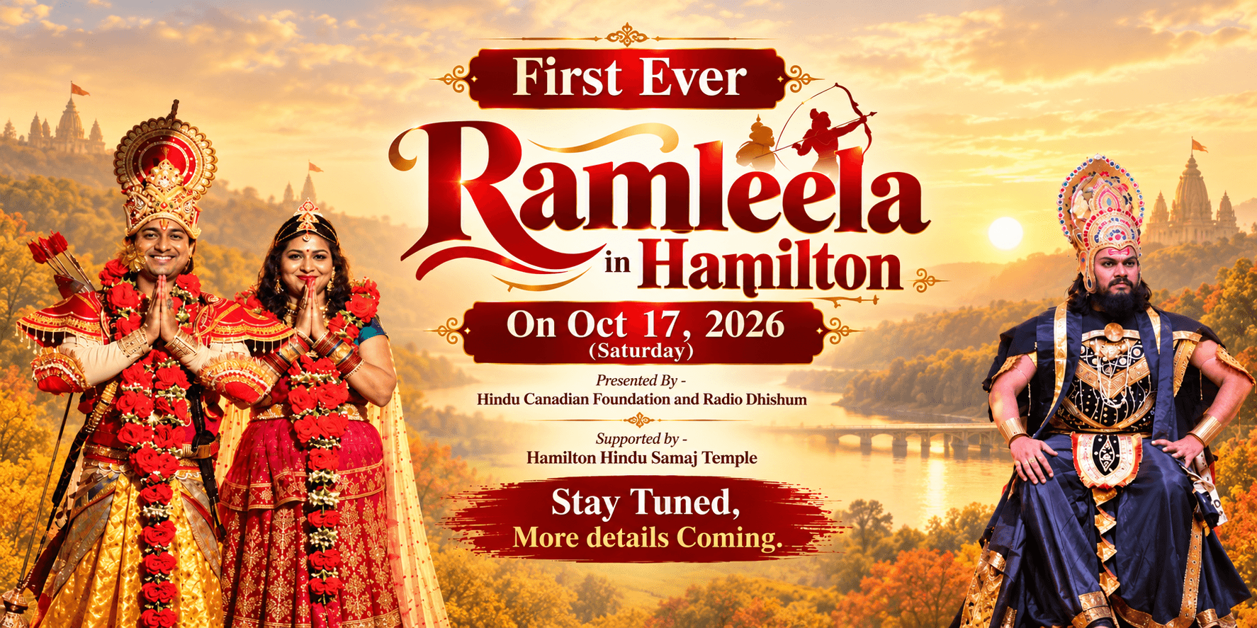 First-Ever Ramleela in Hamilton | 5th HCF Deepawali Mahotsav 2026