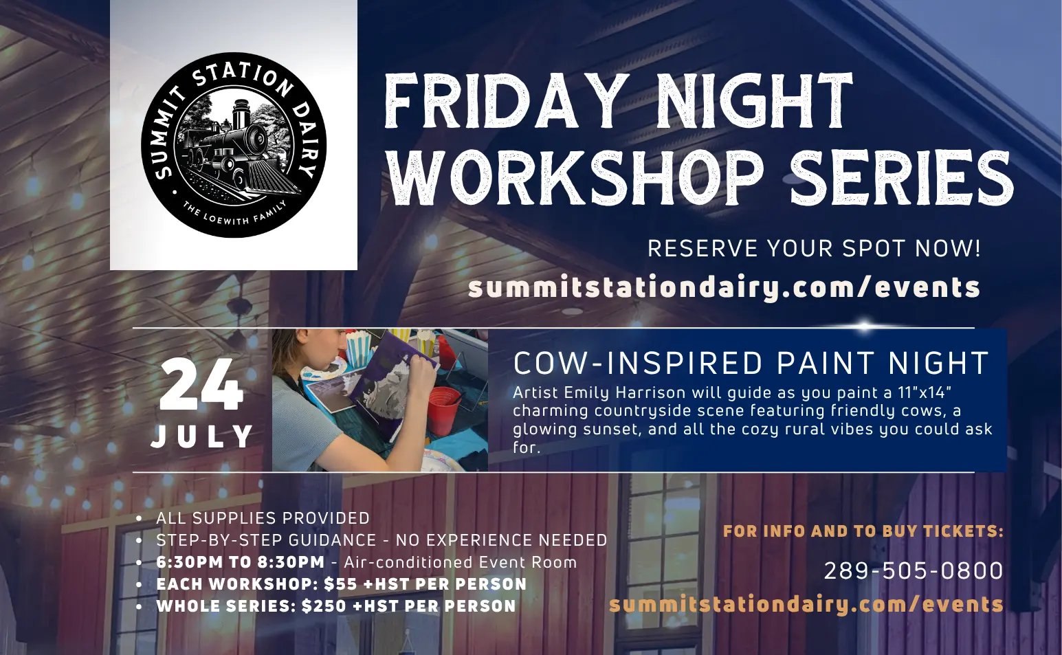 Friday Workshop Series: Paint Night